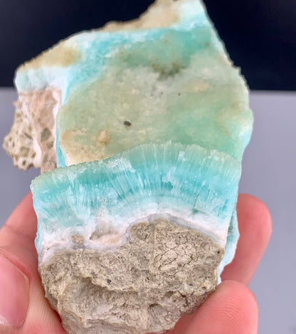Green Aragonite Specimen From Afghanistan - 216 Grams