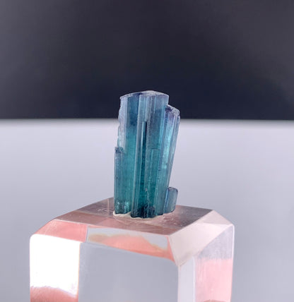 Natural  Indicolite Blue Tourmaline Crystal From Afghanistan - 11.65 Carats