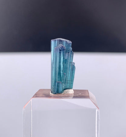 Natural  Indicolite Blue Tourmaline Crystal From Afghanistan - 11.65 Carats