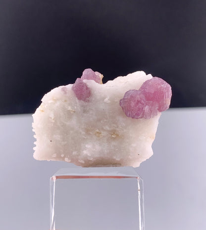 Fluorescent Pink Spinel Crystal On Matrix from Afghanistan - 29 Grams