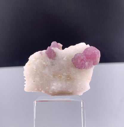 Fluorescent Pink Spinel Crystal On Matrix from Afghanistan - 29 Grams