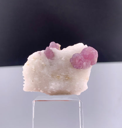 Fluorescent Pink Spinel Crystal On Matrix from Afghanistan - 29 Grams