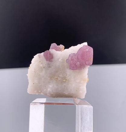 Fluorescent Pink Spinel Crystal On Matrix from Afghanistan - 29 Grams