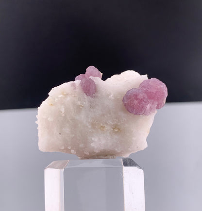 Fluorescent Pink Spinel Crystal On Matrix from Afghanistan - 29 Grams