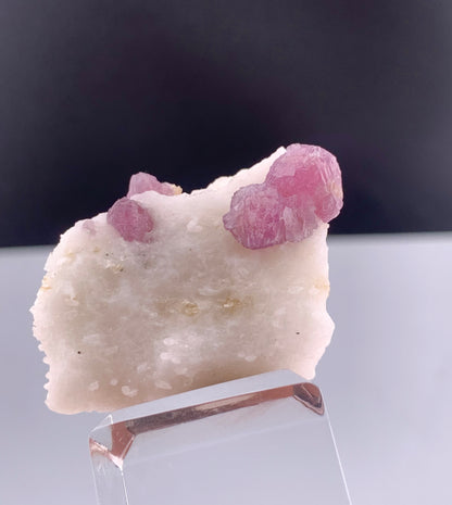 Fluorescent Pink Spinel Crystal On Matrix from Afghanistan - 29 Grams