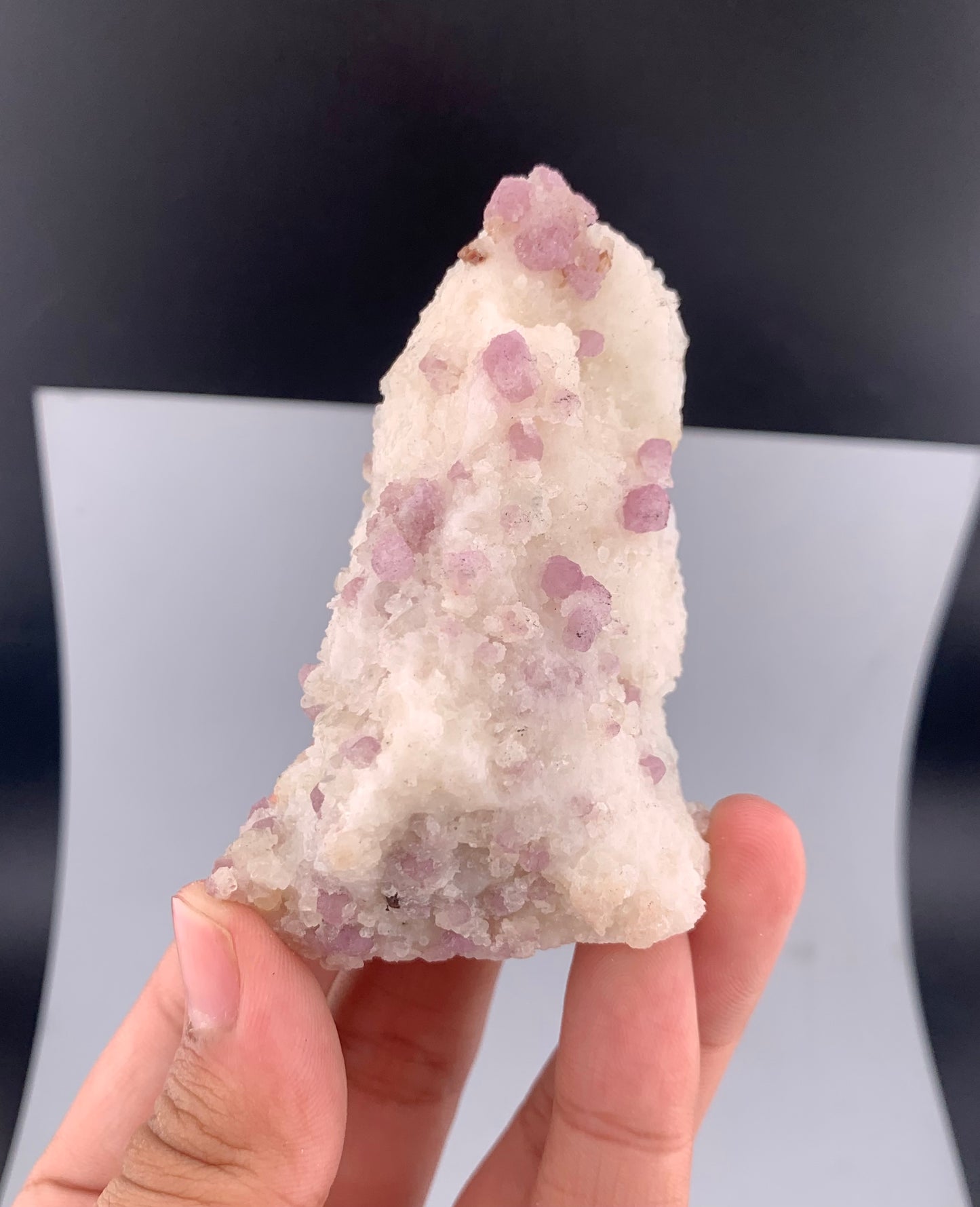 Fluorescent Pink Spinel Crystal On Matrix from Afghanistan - 125 Grams