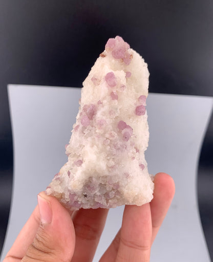 Fluorescent Pink Spinel Crystal On Matrix from Afghanistan - 125 Grams