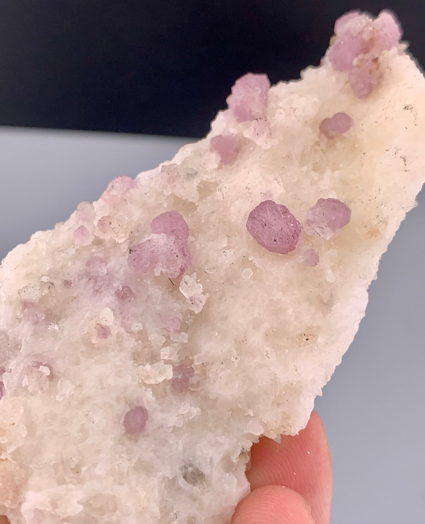 Fluorescent Pink Spinel Crystal On Matrix from Afghanistan - 125 Grams
