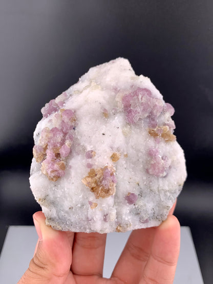Fluorescent Pink Spinel Crystal On Matrix from Afghanistan - 301 Grams