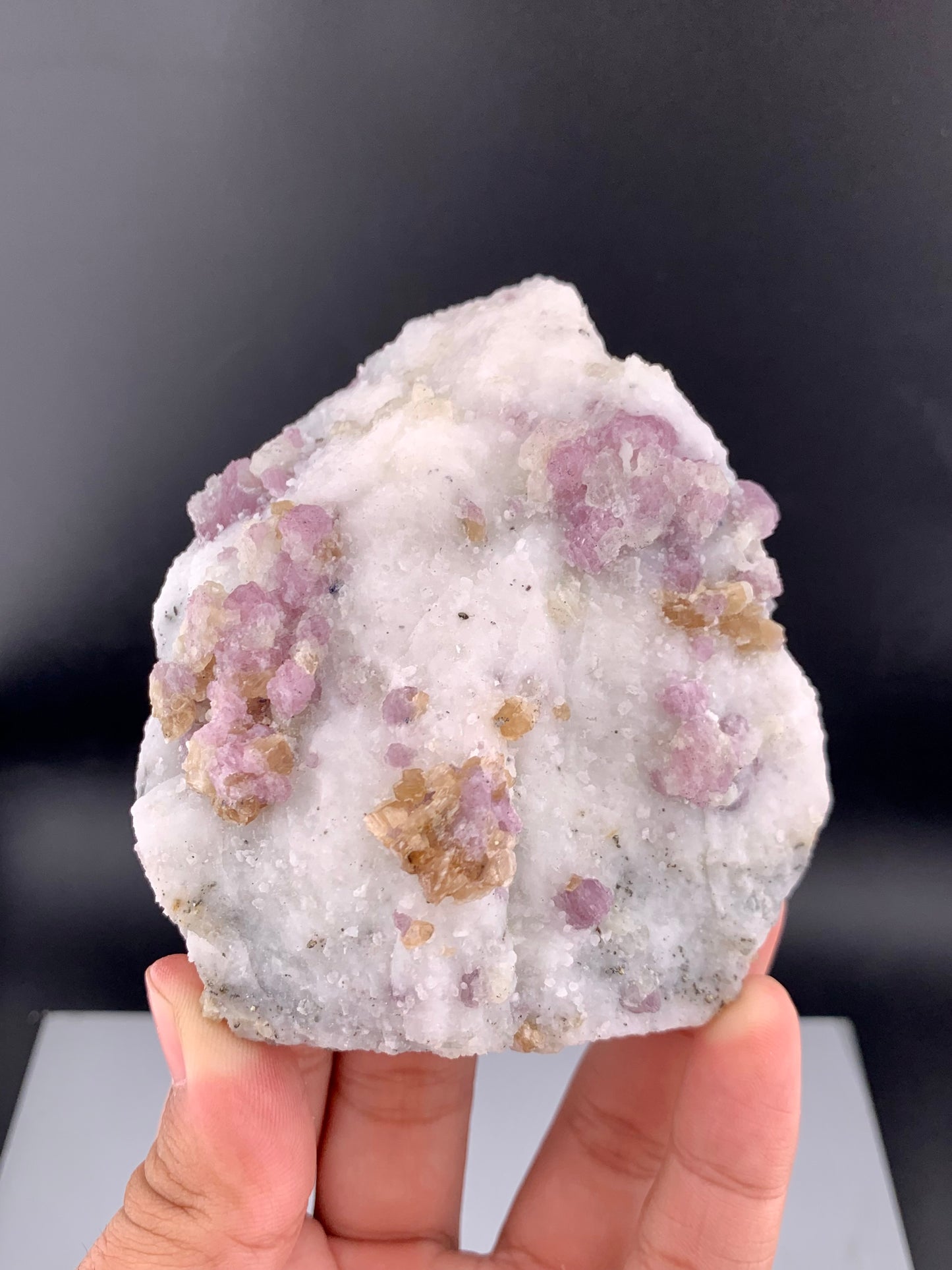 Fluorescent Pink Spinel Crystal On Matrix from Afghanistan - 301 Grams
