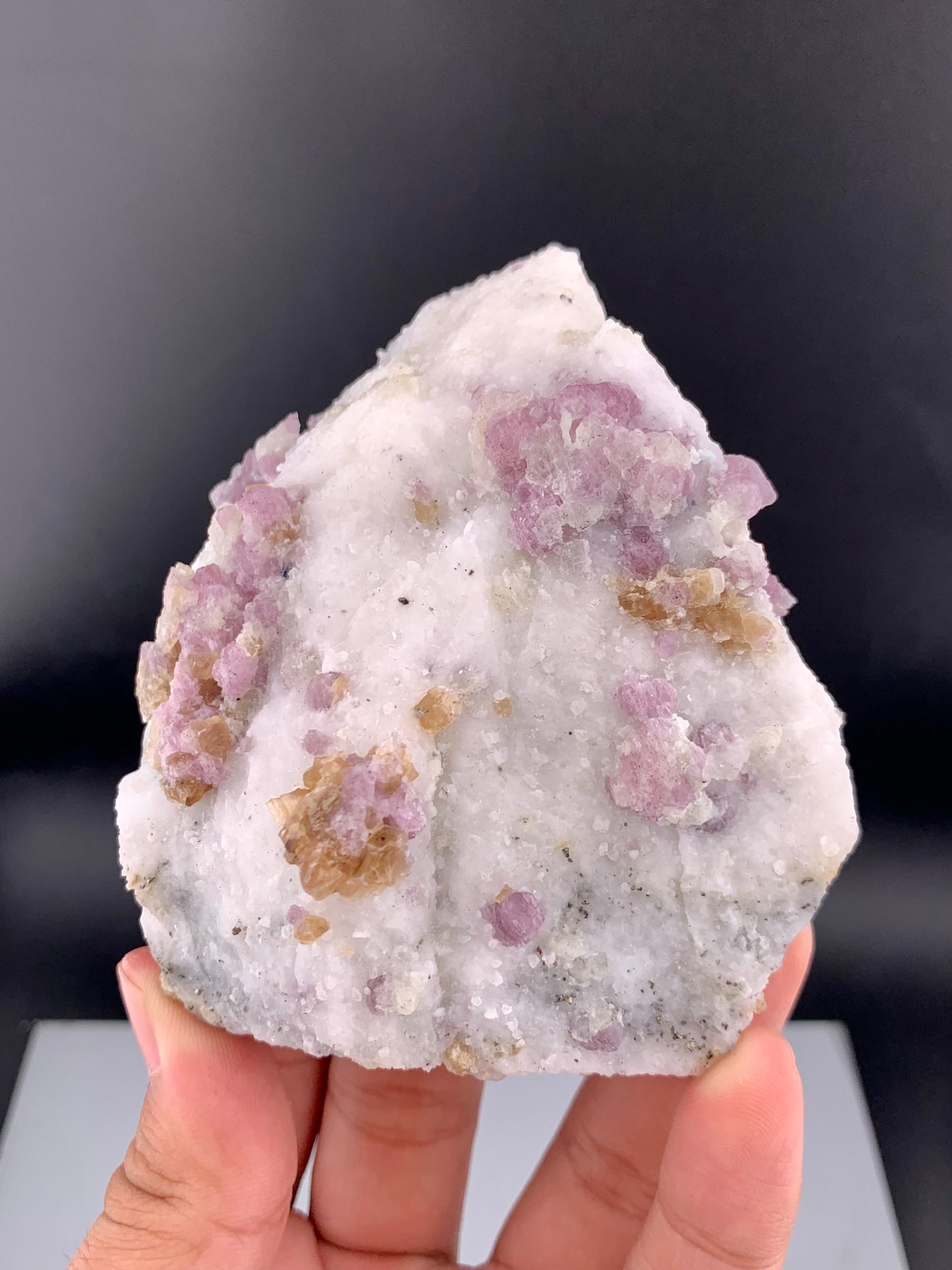 Fluorescent Pink Spinel Crystal On Matrix from Afghanistan - 301 Grams