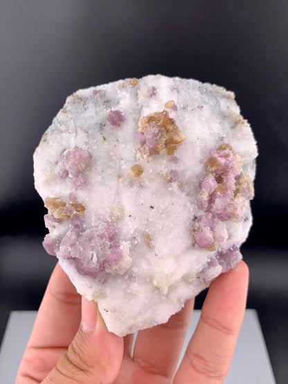 Fluorescent Pink Spinel Crystal On Matrix from Afghanistan - 301 Grams
