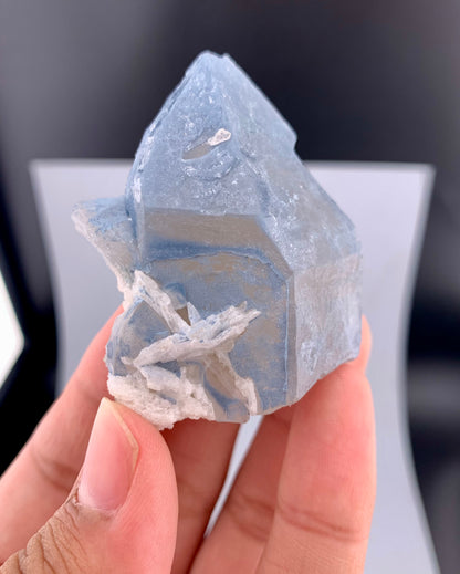 Indicolite Quartz with Mica from Afghanistan - 65 gram
