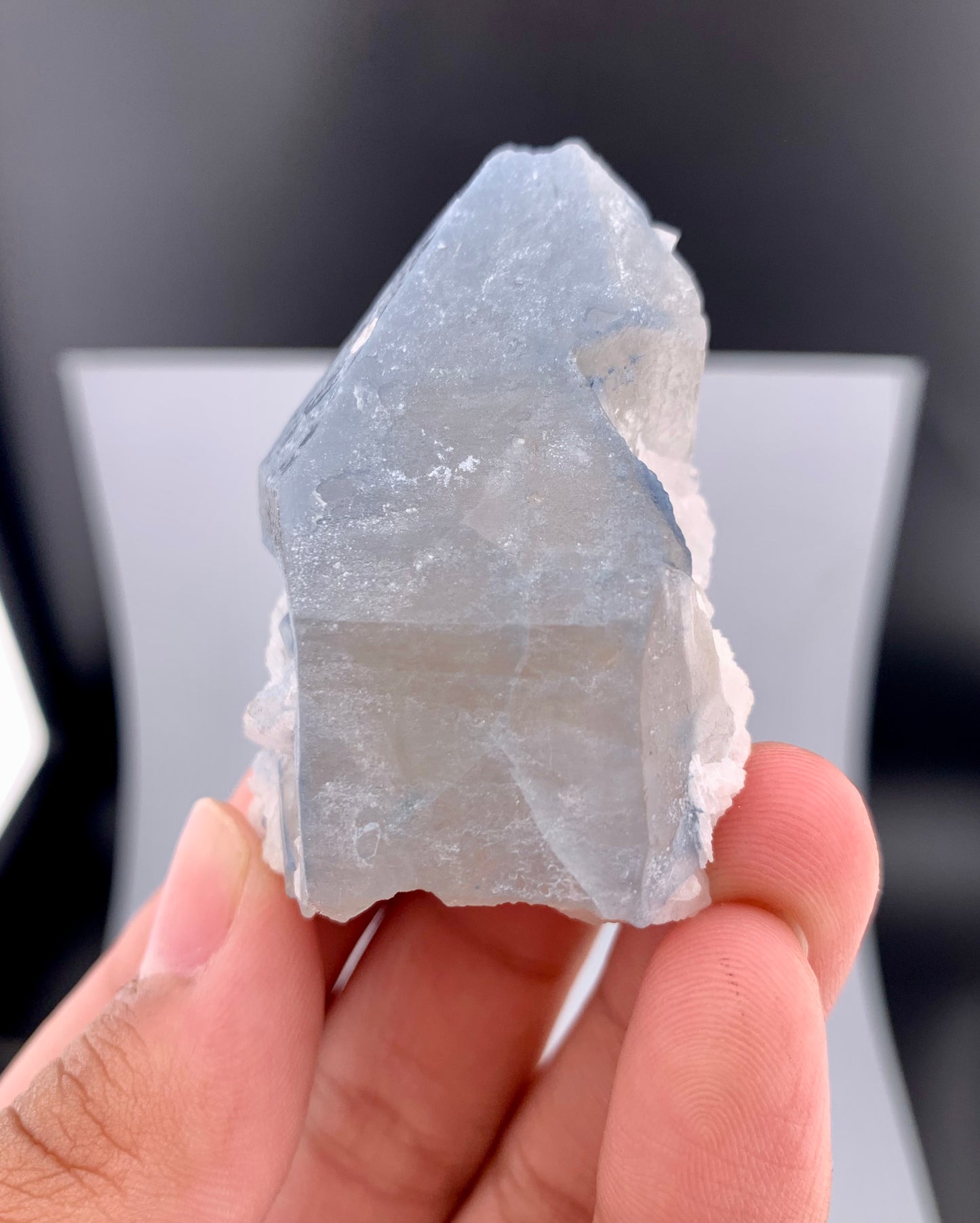 Indicolite Quartz with Mica from Afghanistan - 65 gram