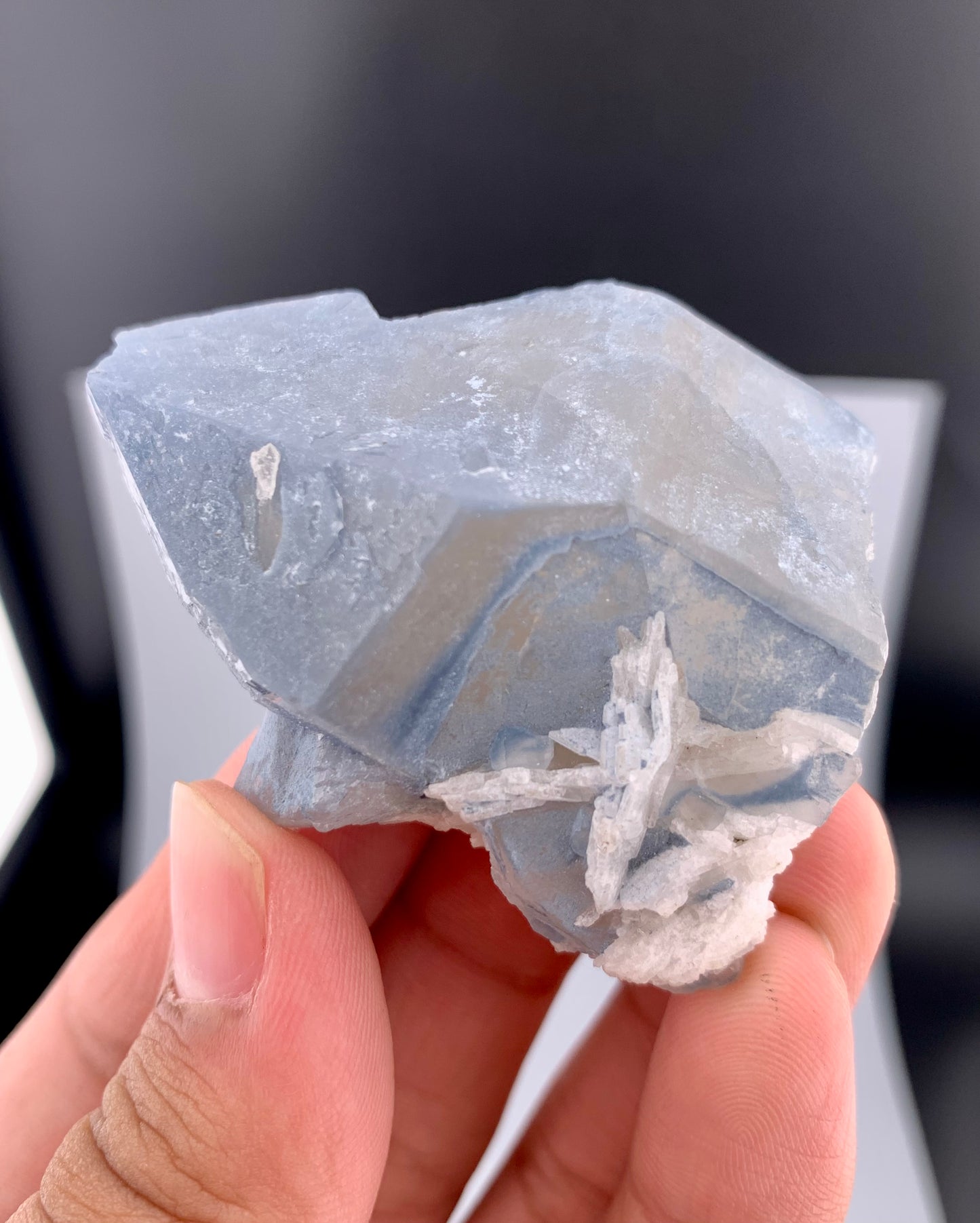 Indicolite Quartz with Mica from Afghanistan - 65 gram