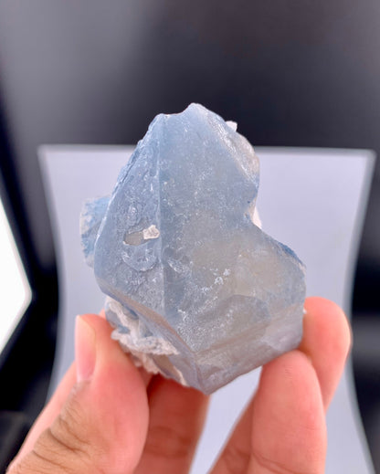 Indicolite Quartz with Mica from Afghanistan - 65 gram