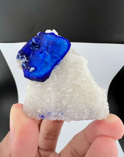 Blue Color Lazurite With Pyrite On Matrix From Afghanistan - 59 Grams