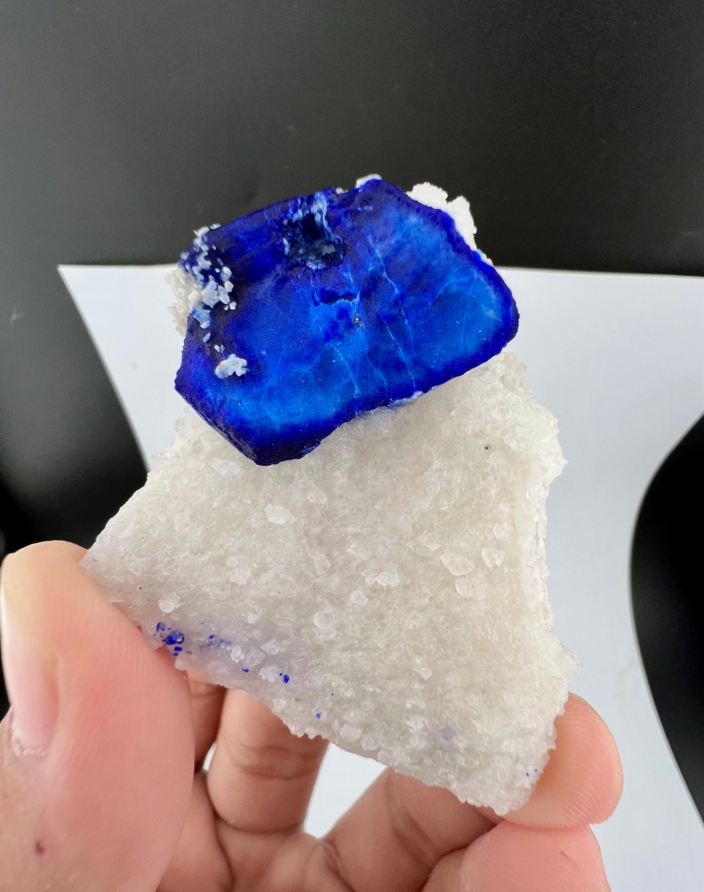 Blue Color Lazurite With Pyrite On Matrix From Afghanistan - 59 Grams