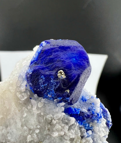 Blue Color Lazurite With Pyrite On Matrix From Afghanistan - 135 Grams