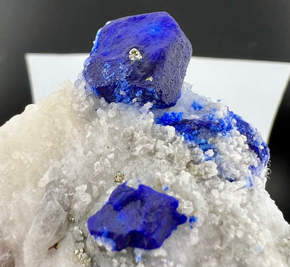 Blue Color Lazurite With Pyrite On Matrix From Afghanistan - 135 Grams