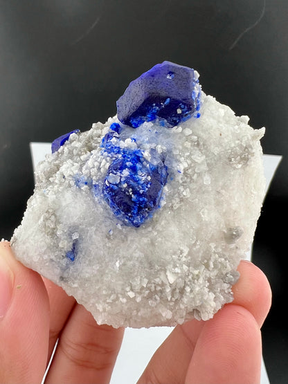 Blue Color Lazurite With Pyrite On Matrix From Afghanistan - 135 Grams