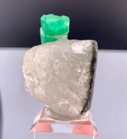 Green Color Emerald on Matrix from Panjshir valley Afghanistan - 37 Grams