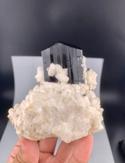 Schorl Black Tourmaline With Feldspar From Pakistan - 322 grams