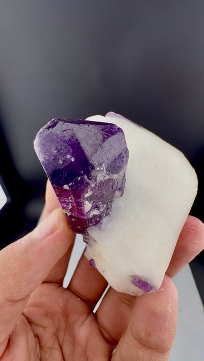 Purple Scapolite Crystal On Matrix from Afghanistan - 101 Grams