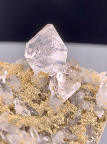 Diamond Quartz Crystals on Matrix from Baluchistan Pakistan - 124 grams