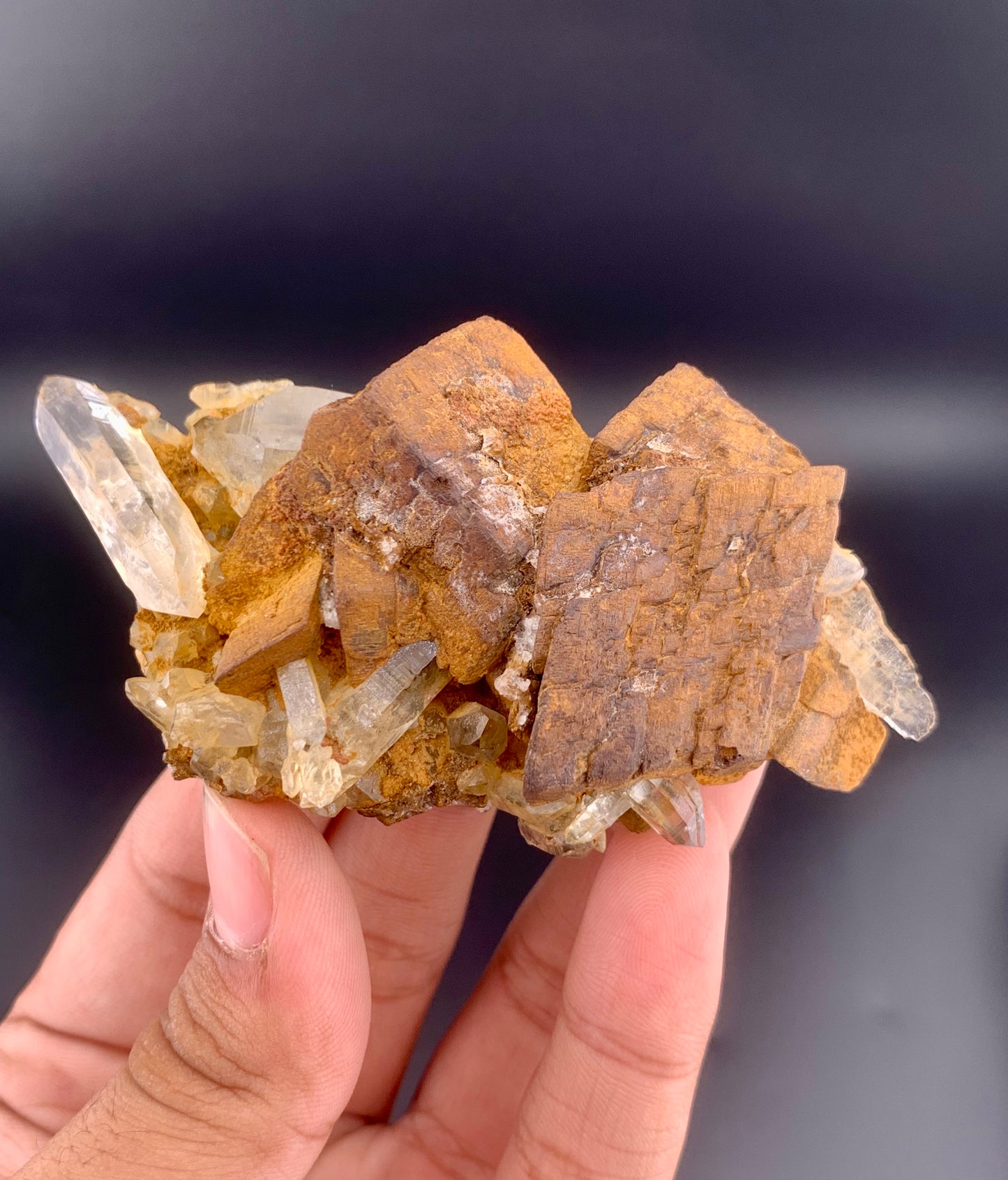 Siderite With Quartz From Skardu Pakistan - 90 Grams
