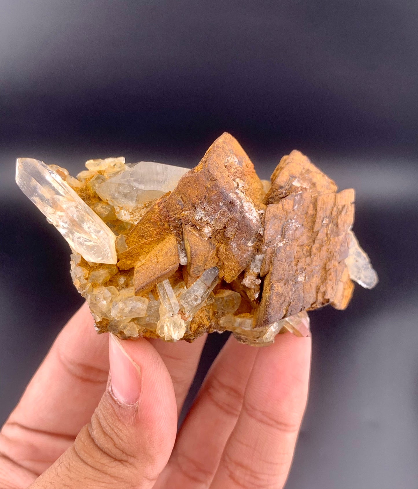 Siderite With Quartz From Skardu Pakistan - 90 Grams