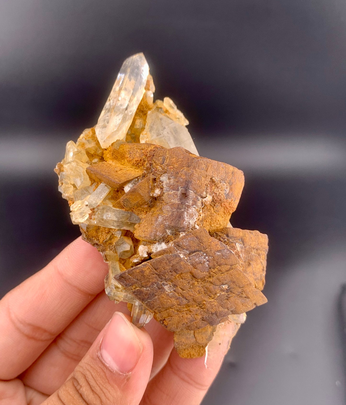 Siderite With Quartz From Skardu Pakistan - 90 Grams
