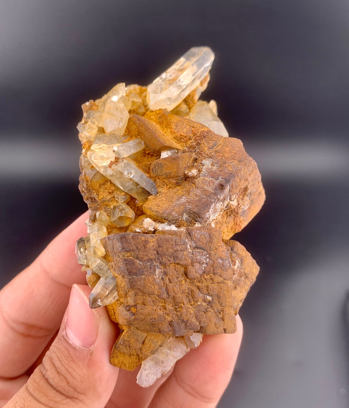 Siderite With Quartz From Skardu Pakistan - 90 Grams