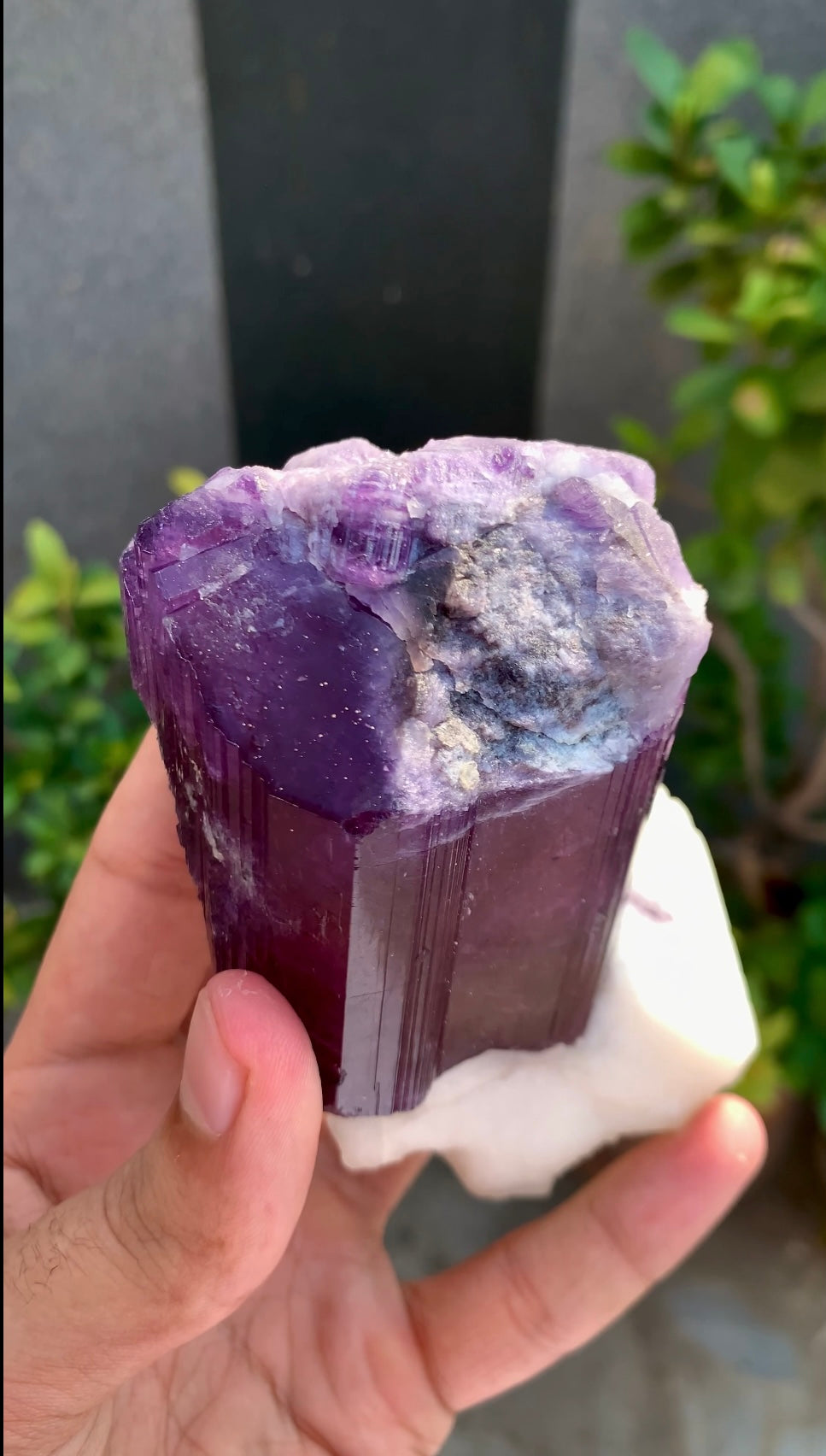 Purple Scapolite Crystal On Matrix from Afghanistan - 461 Grams