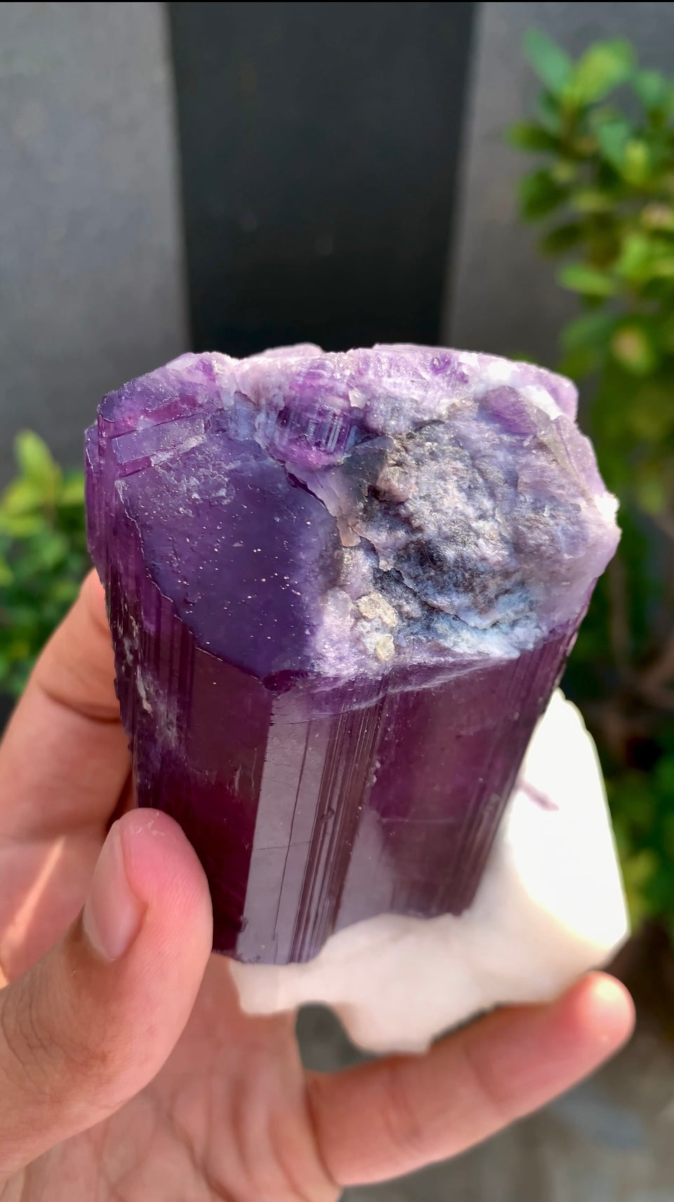Purple Scapolite Crystal On Matrix from Afghanistan - 461 Grams