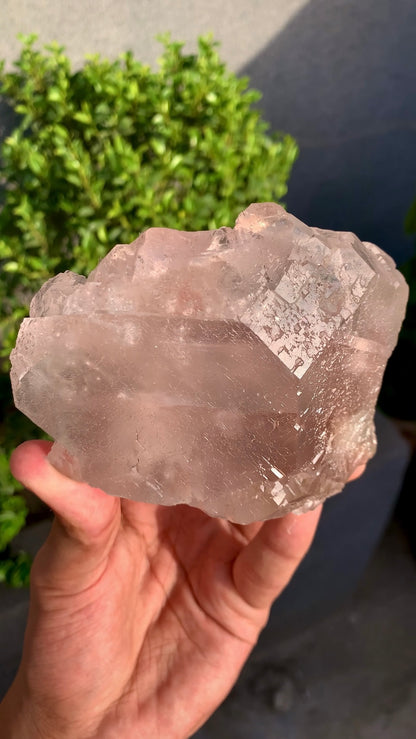 Pink Fluorite crystal With Mica, Fluorite Specimen from Pakistan - 741 Gram