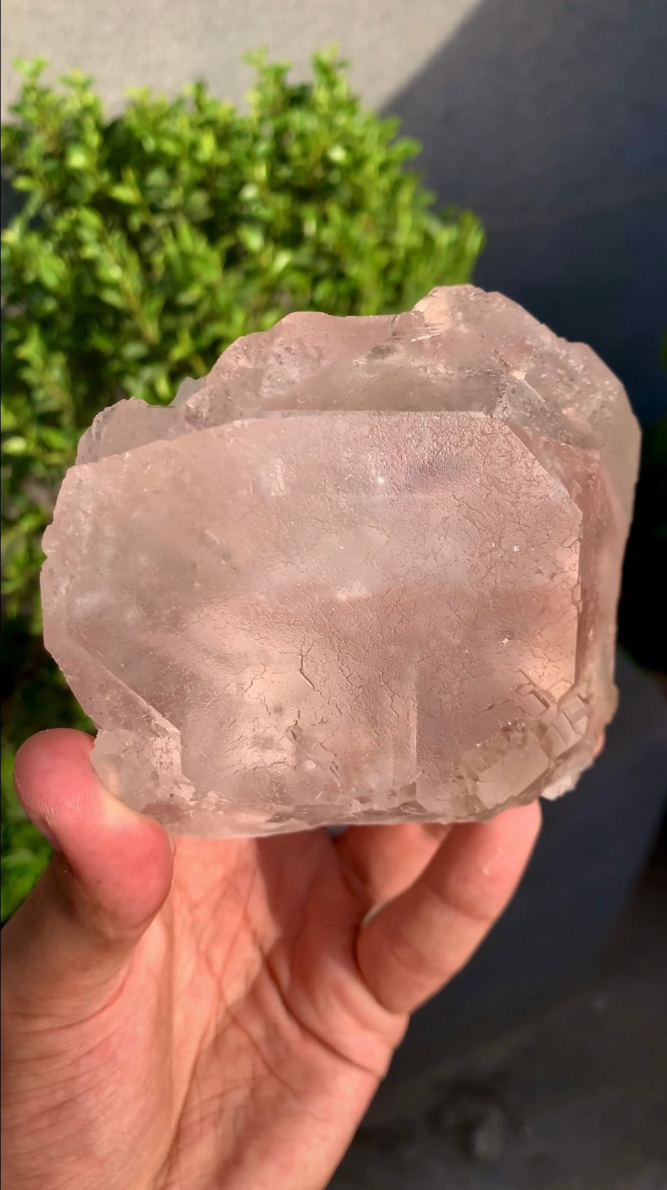 Pink Fluorite crystal With Mica, Fluorite Specimen from Pakistan - 741 Gram