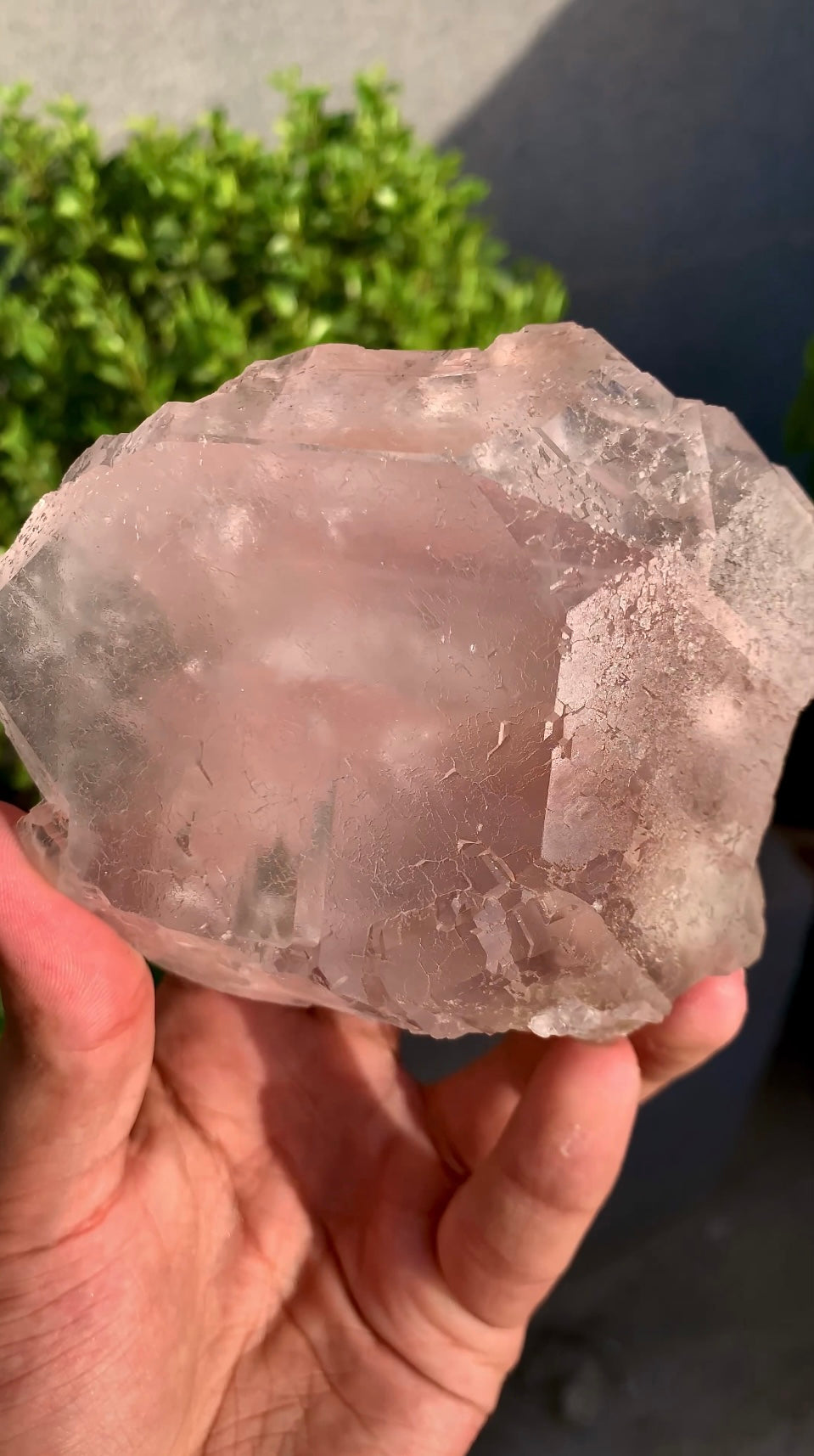 Pink Fluorite crystal With Mica, Fluorite Specimen from Pakistan - 741 Gram