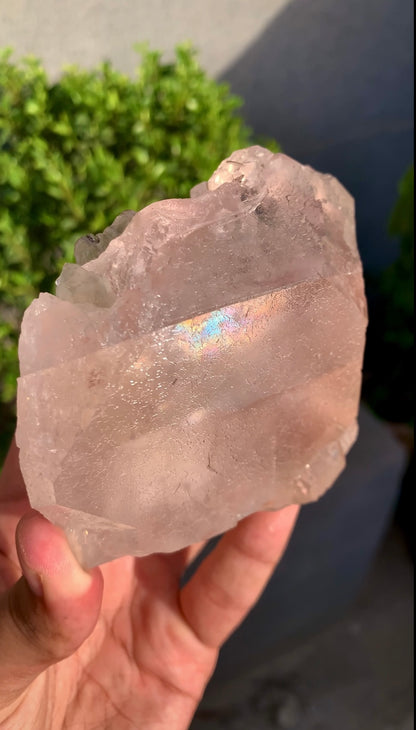 Pink Fluorite crystal With Mica, Fluorite Specimen from Pakistan - 741 Gram