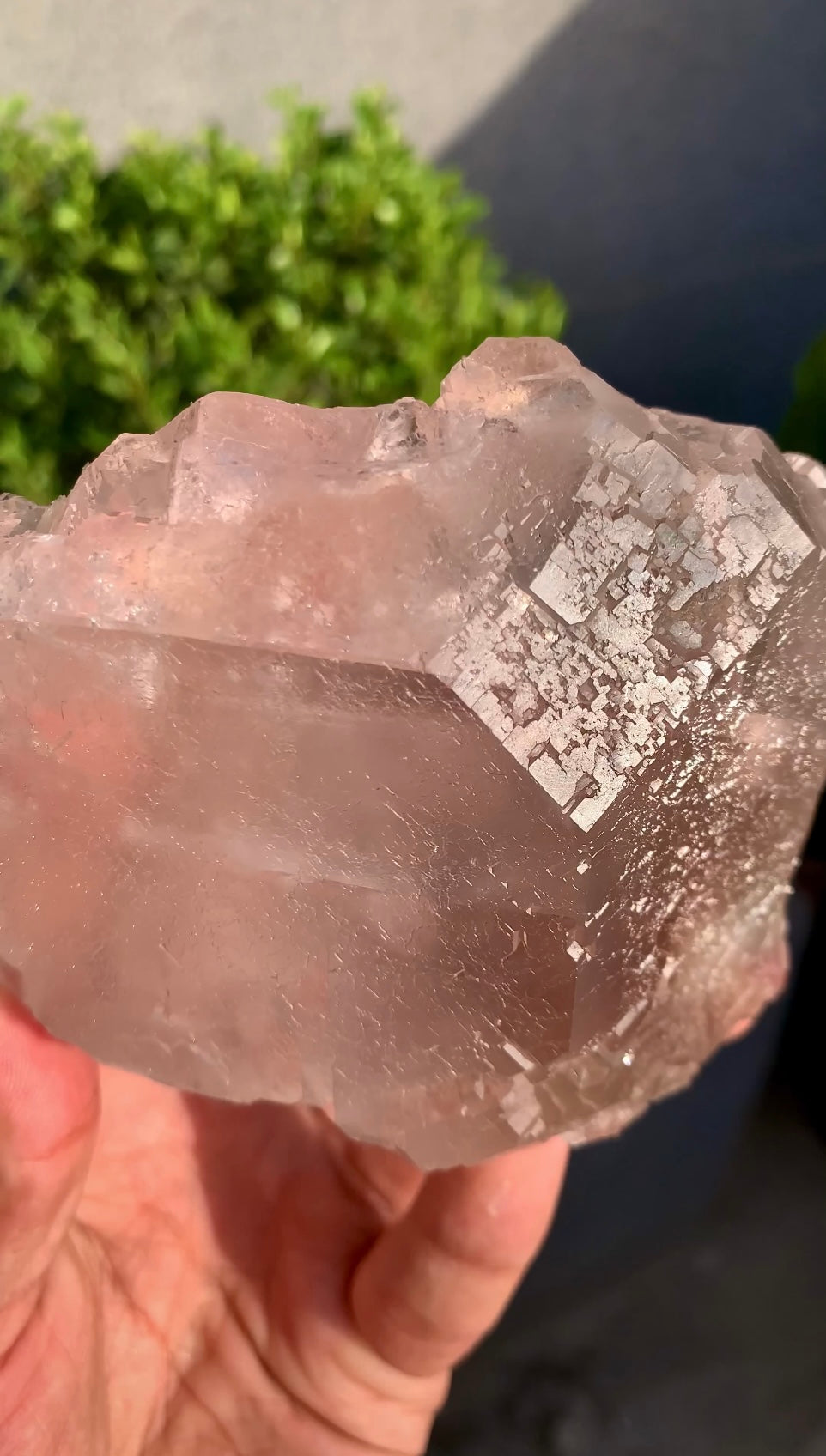 Pink Fluorite crystal With Mica, Fluorite Specimen from Pakistan - 741 Gram
