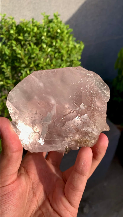 Pink Fluorite crystal With Mica, Fluorite Specimen from Pakistan - 741 Gram