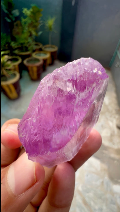 Facet Grade Pink Kunzite Crystal From Afghanistan - 44 Grams