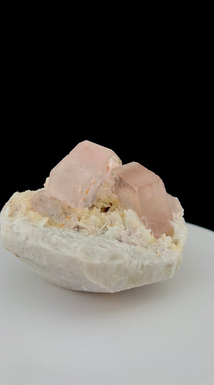 Pink Morganite, Tourmaline, Garnet, Albite on Matrix From Afghanistan - 272 gram