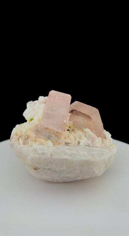 Pink Morganite, Tourmaline, Garnet, Albite on Matrix From Afghanistan - 272 gram