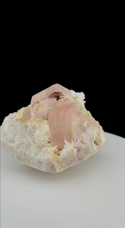 Pink Morganite, Tourmaline, Garnet, Albite on Matrix From Afghanistan - 272 gram