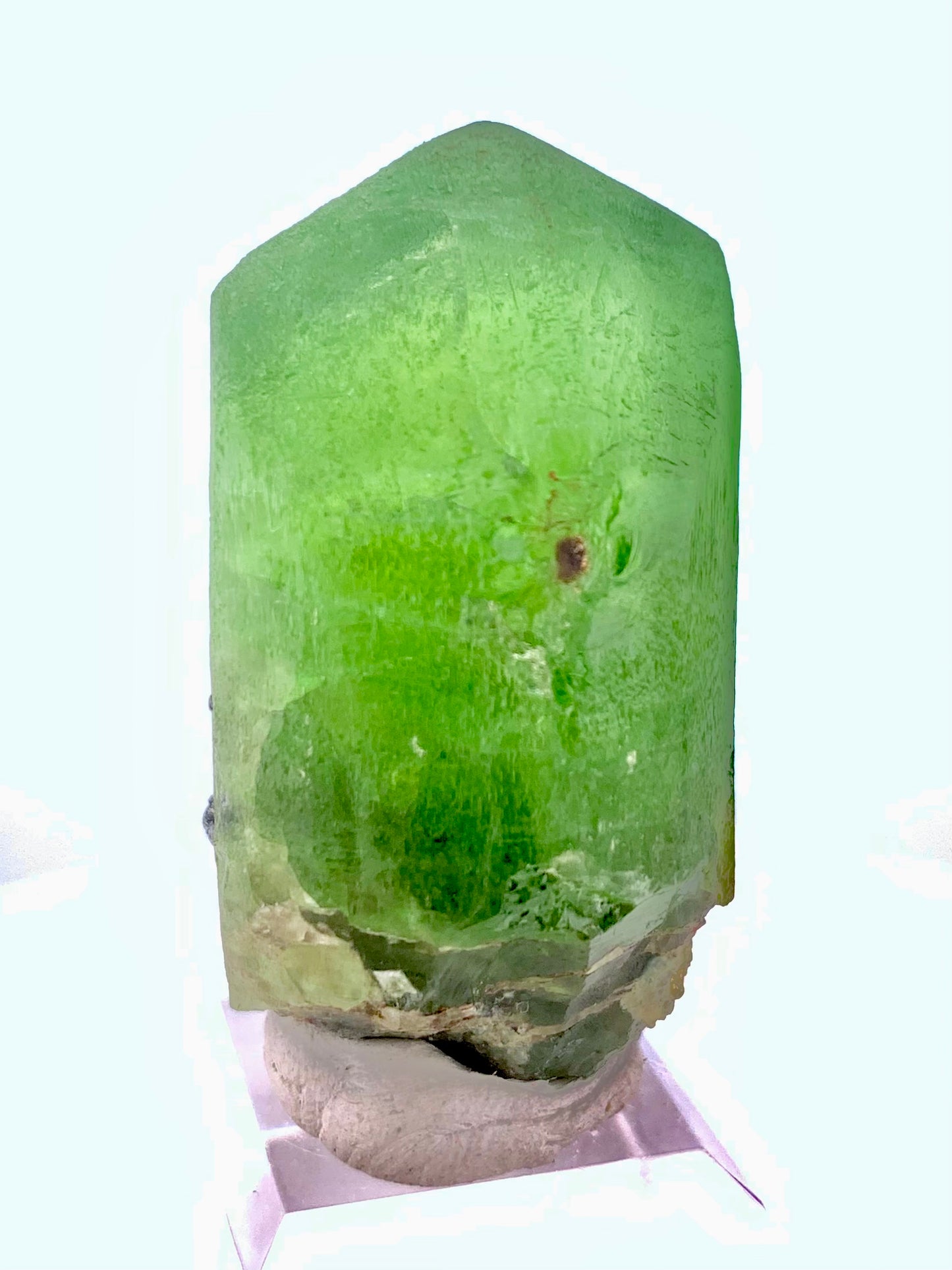 Green Peridot Crystal From Pakistan - 51 Grams