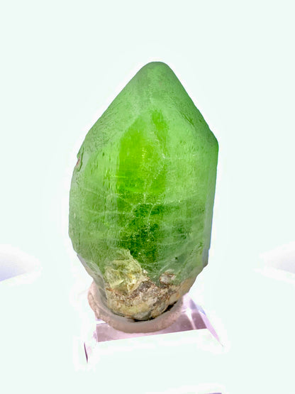 Green Peridot Crystal From Pakistan - 51 Grams