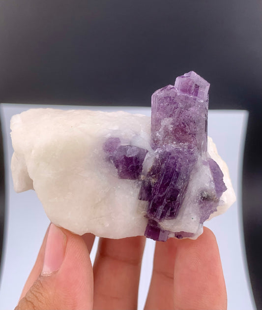 Purple Scapolite Crystal On Matrix from Afghanistan - 141 Grams