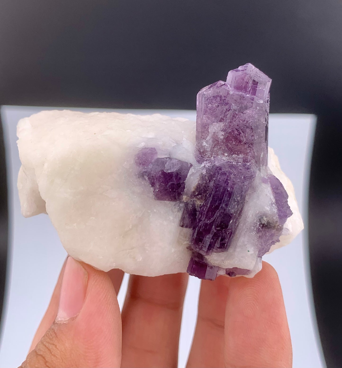 Purple Scapolite Crystal On Matrix from Afghanistan - 141 Grams