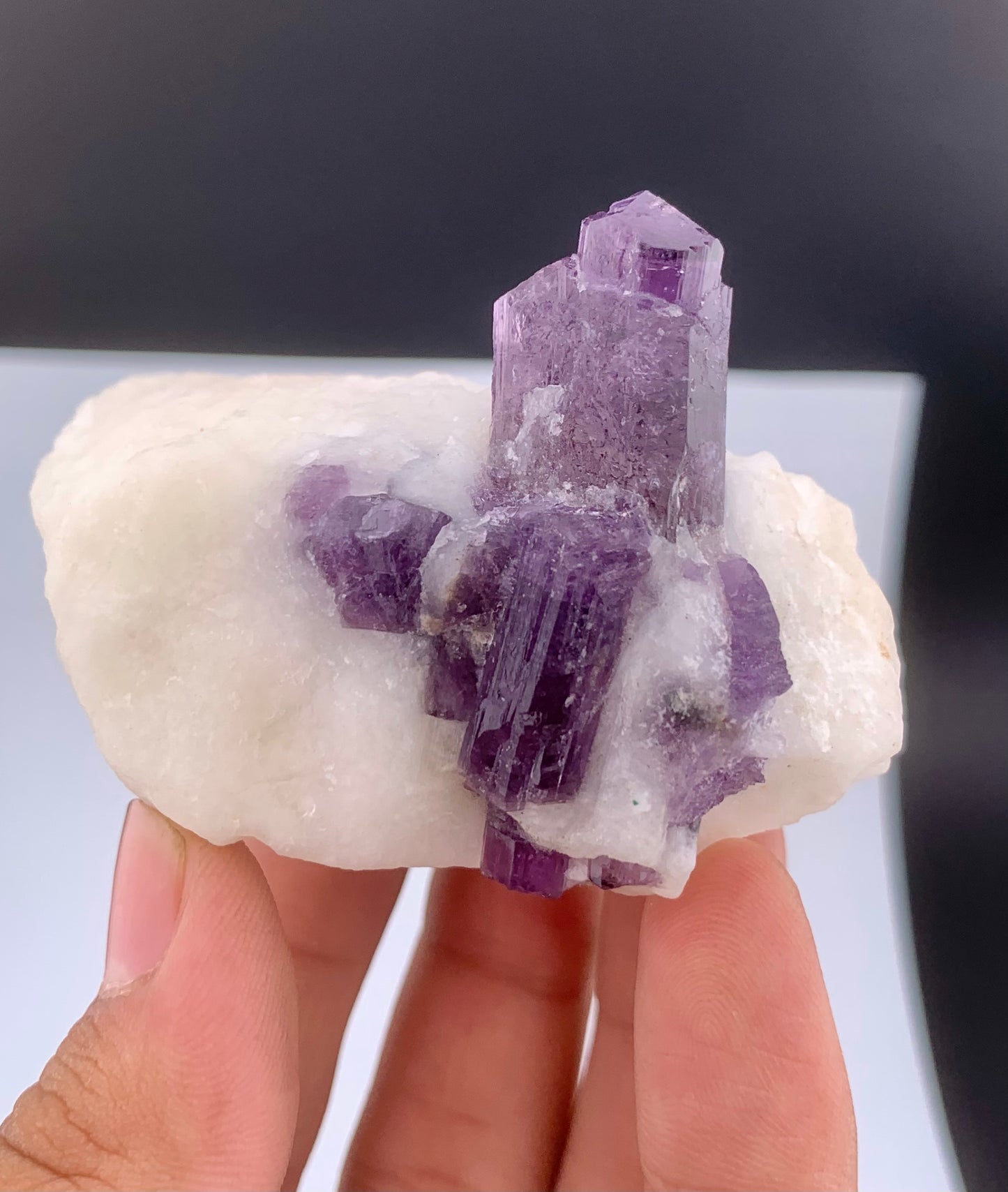 Purple Scapolite Crystal On Matrix from Afghanistan - 141 Grams